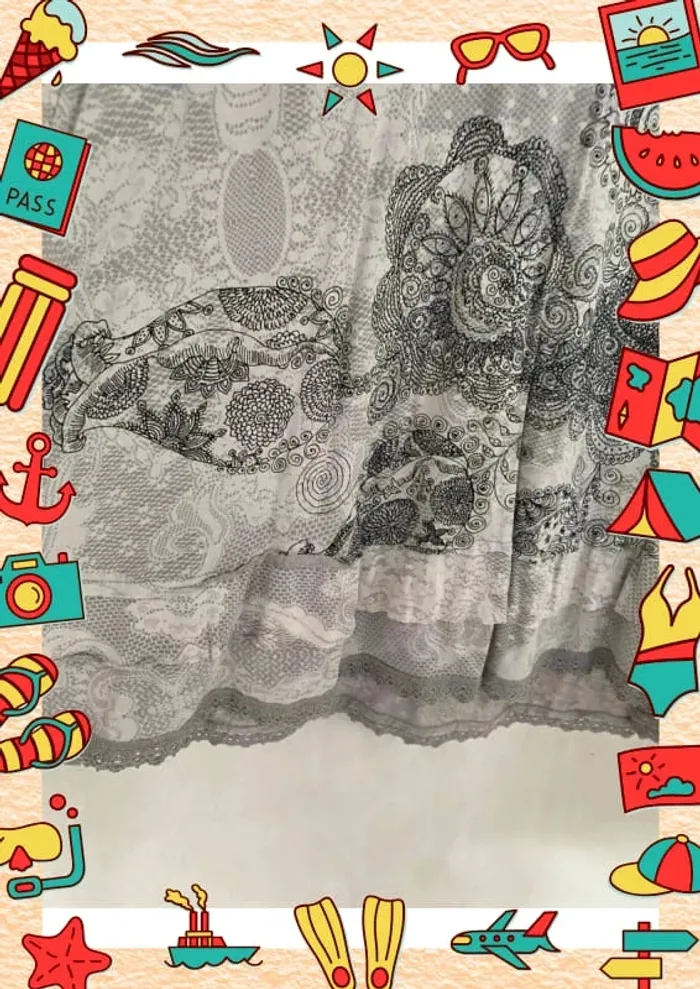 Robe grise Desigual manches courtes - photo numéro 3