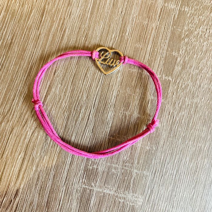 Bracelet Luv | rose & argenté 🌿