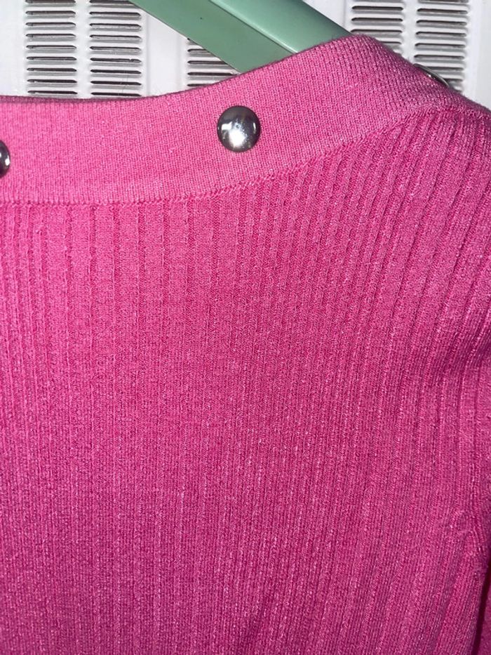 Pull coton fin légèrement pailleté - photo numéro 3