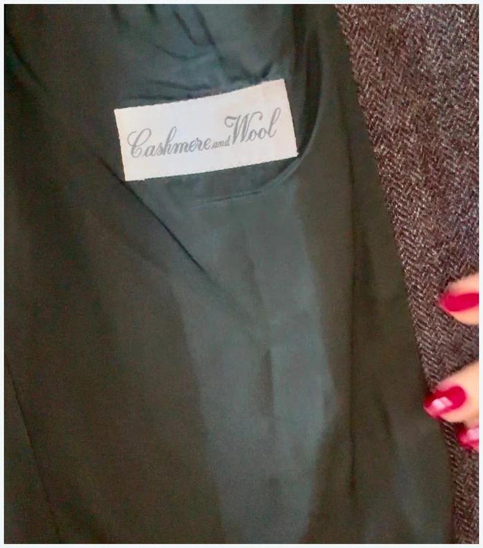 Blazer Cerruti 1881 à chevrons taupe XXL - très bon état - photo numéro 5
