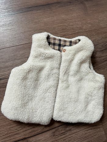 Gilet sans manches tape à l’œil réversible