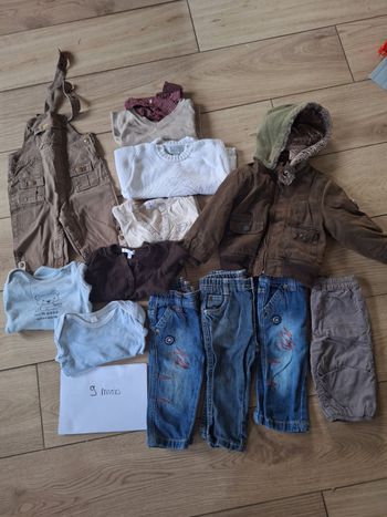 Lot vêtements 9 mois garçon 