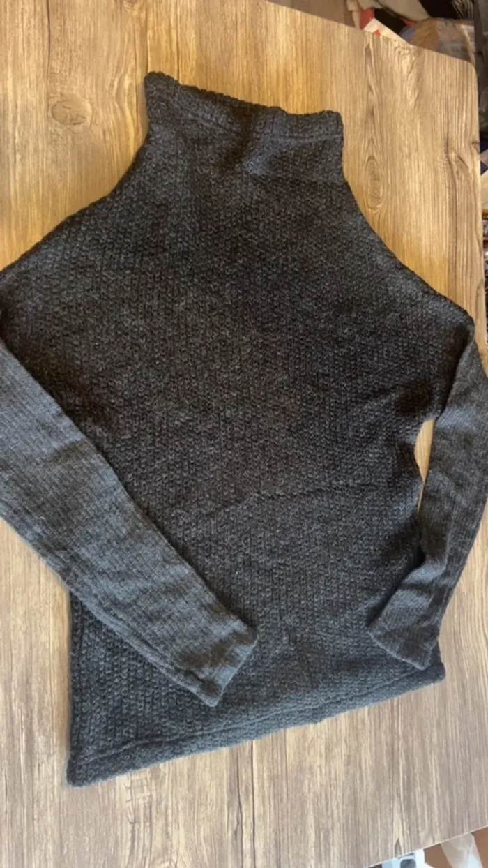 Pull col roulé épais M