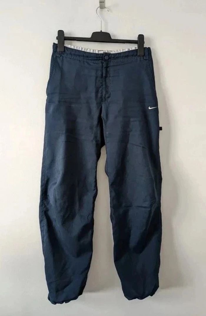 Pantalon marine Nike - logo brodé - taille 44