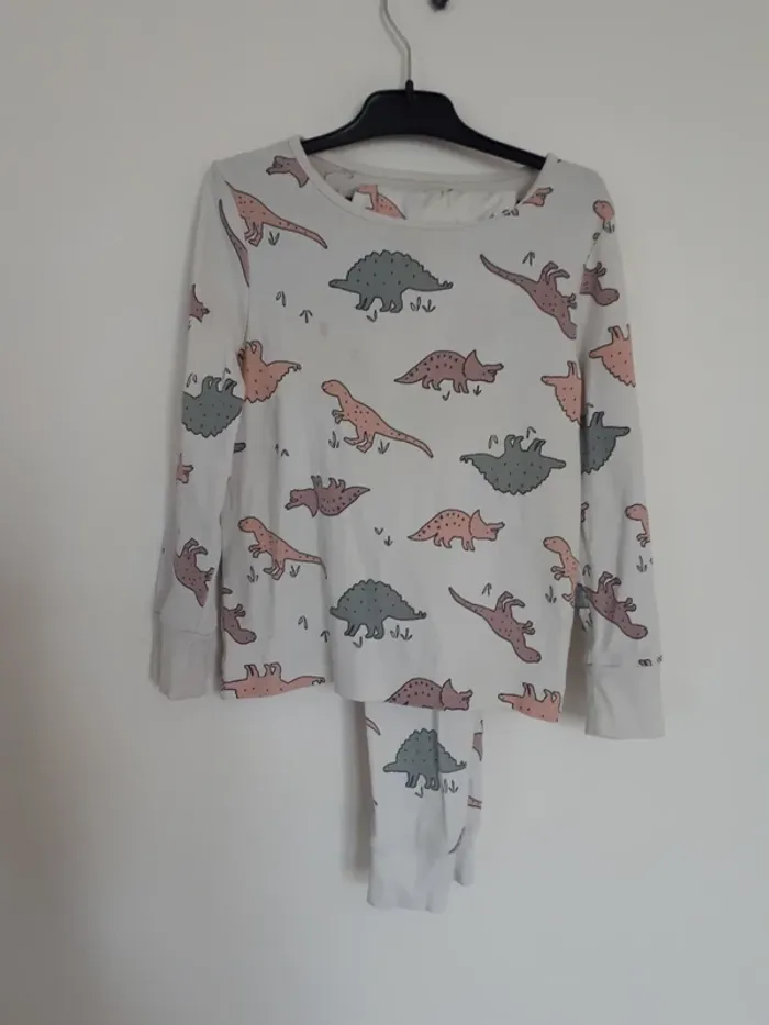 Pyjama 2 pieces dinosaures 6 ans