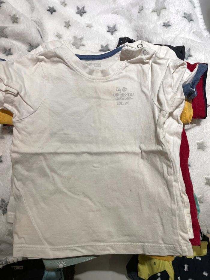Lot 10 T-shirt 18 mois - photo numéro 4