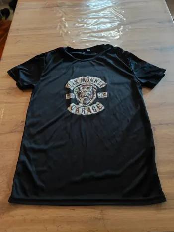 T-shirt Gas Monkey Garage noir Taille XL. Le style mécanique chic !