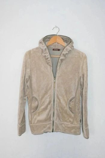 Sweat en velours beige taille S Sandwich