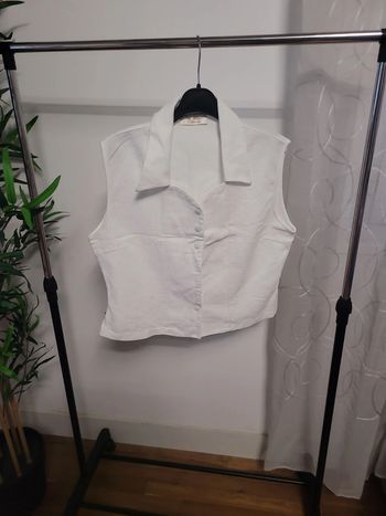 Gilet bolero classe blanc