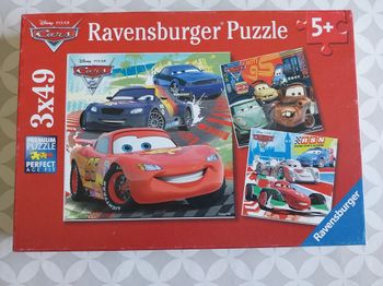 Lot de 3 Puzzles Cars, Ravensburger, 49 pièces