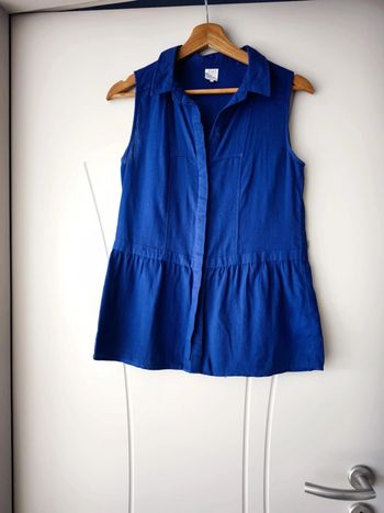 blouse bleue Karl Marc John