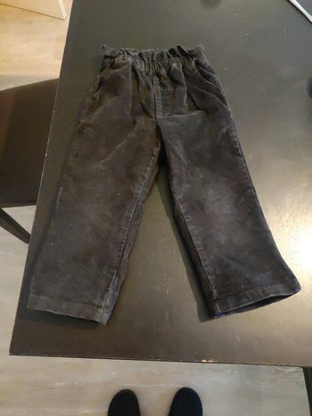 Pantalon velours noir