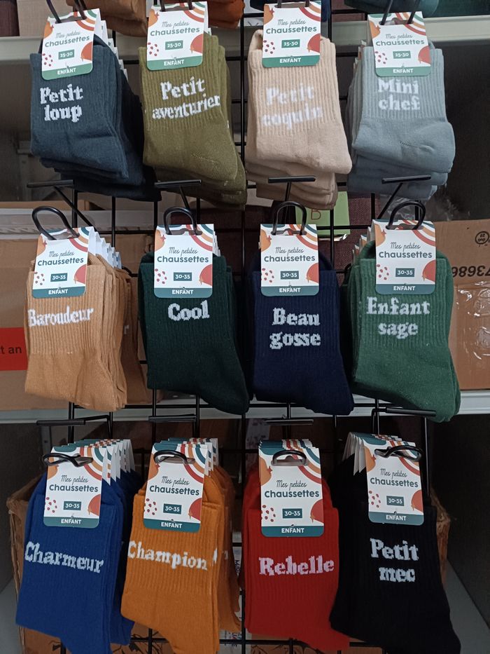 Chaussettes message enfants - photo numéro 3