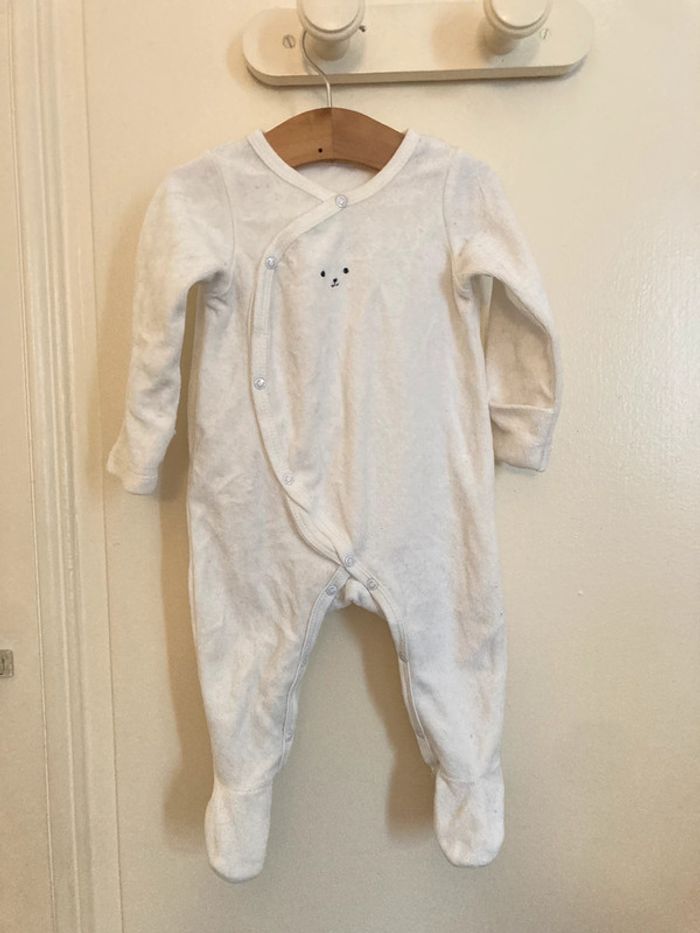 Pyjama Dors bien en velours Bout’Chou taille 3 mois