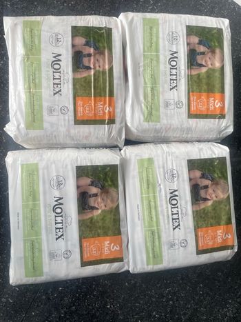 4 pack couches naturelles et écologiques T3: 4-6kg