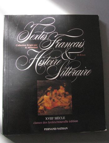 textes francais et histoire littéraire