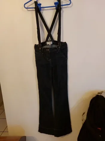 Jeans avec bretelles
