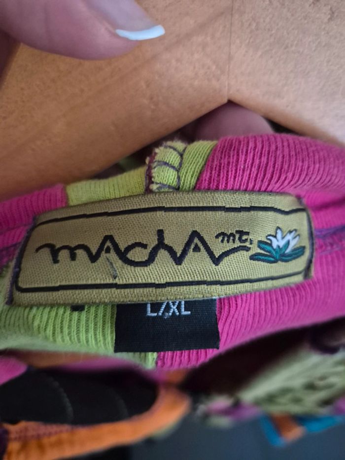 Veste patchwork colorée style népalais – Taille L/XL - photo numéro 5