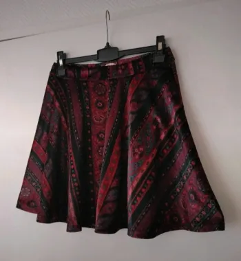 Jupe velours Hollister XS