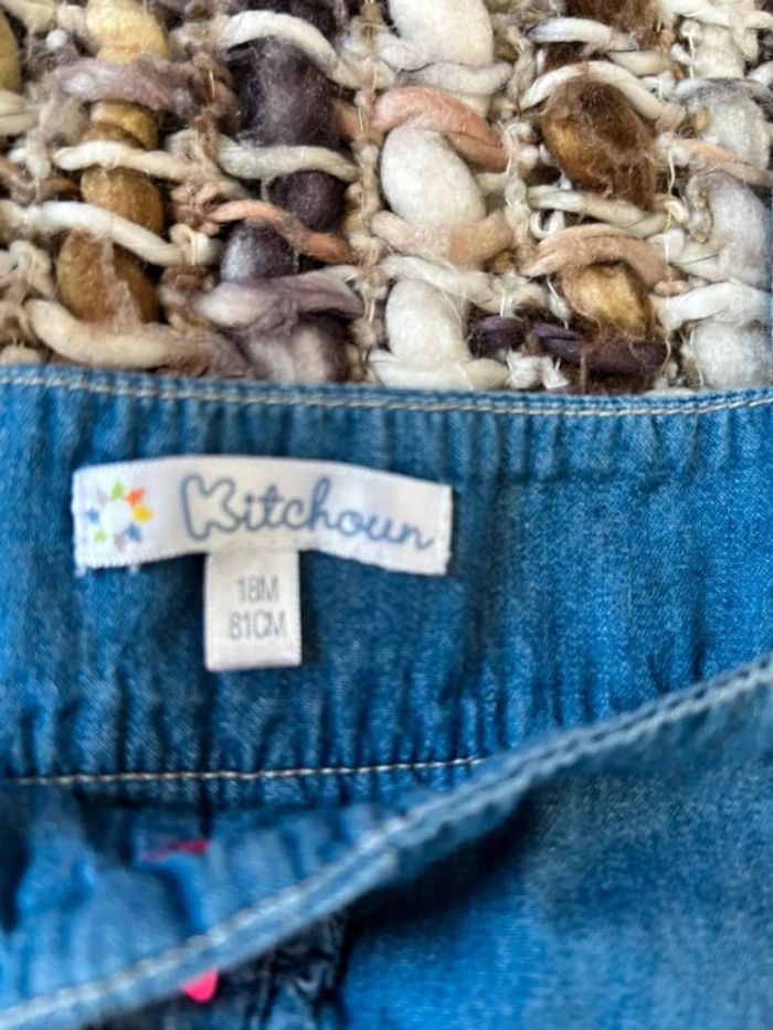 Robe en jean bebe kitchoun 18 mois - photo numéro 3