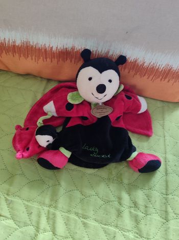 Doudou coccinelle Doudou et cie