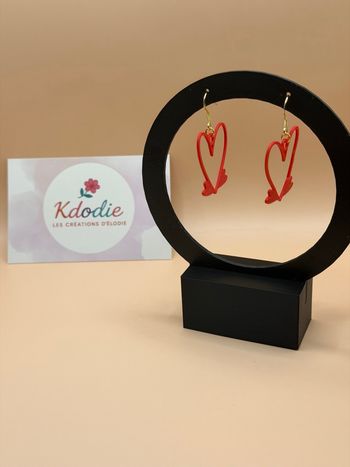 Boucles d’oreilles cœur