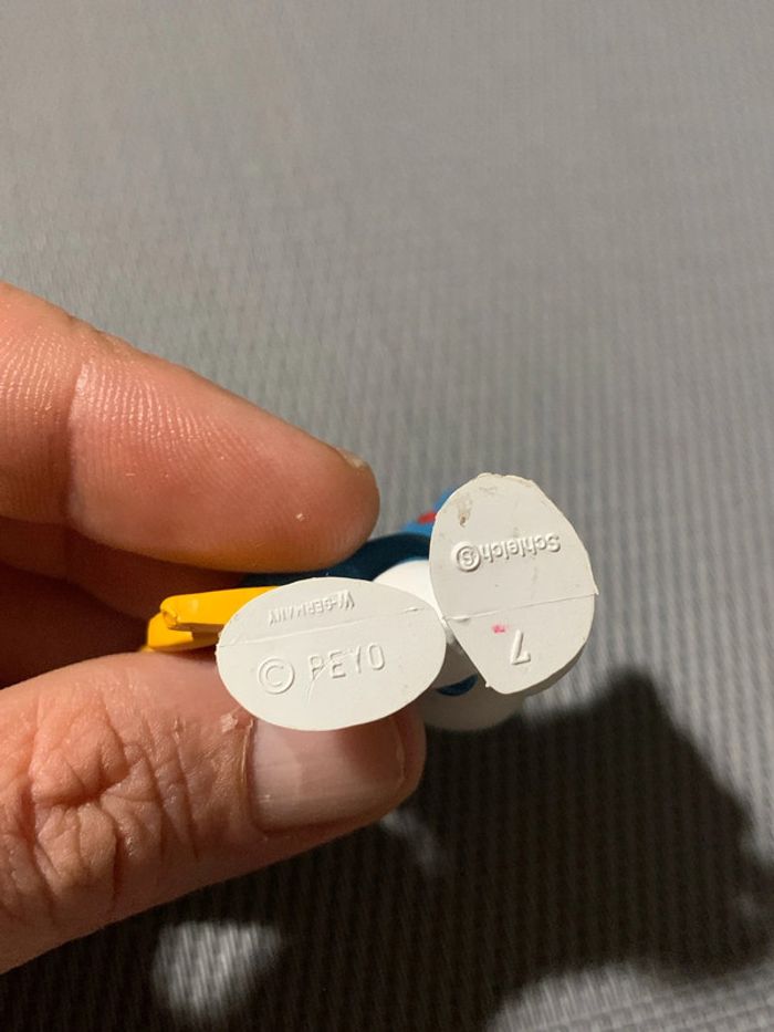 Figurine Les Schtroumpfs Smurf Musicien harpe Schleich Vintage Peyo - photo numéro 5