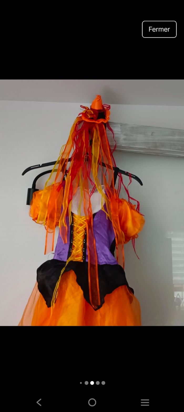 Robe d'halloween avec serre terre - photo numéro 5