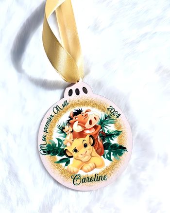 Boule de Noël personnalisée