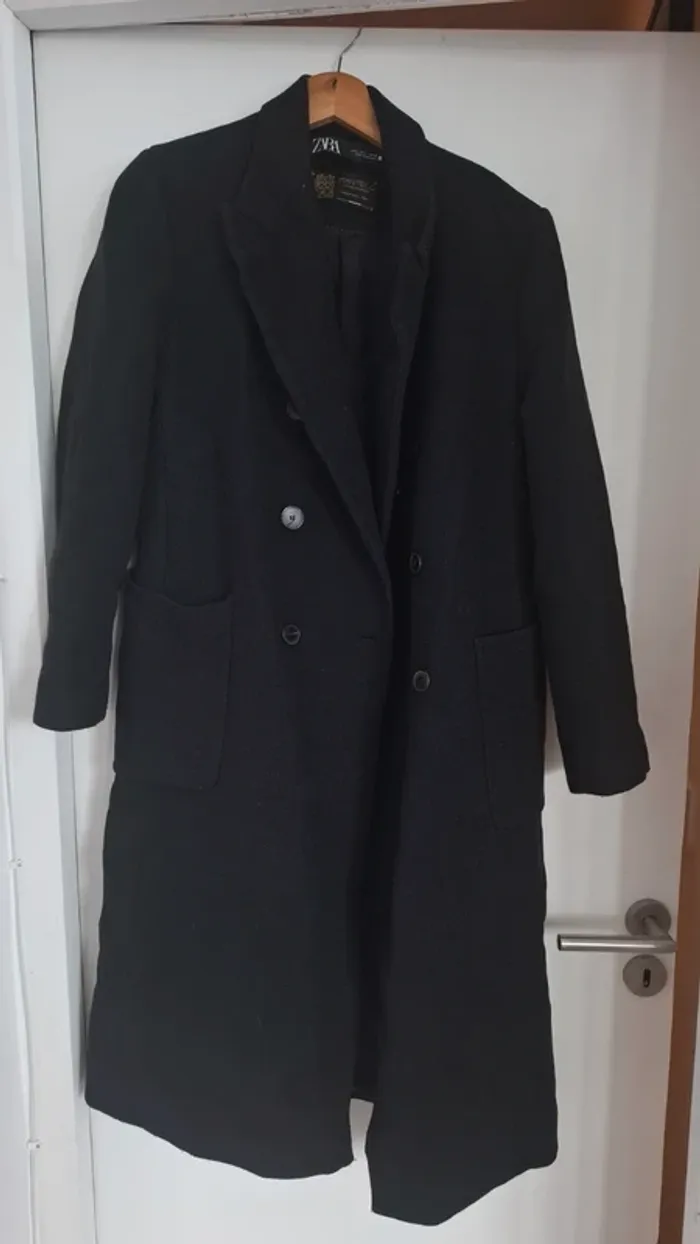 Manteau en laine premium Zara Manteco 75% laine – Pièce premium d’exception - photo numéro 2