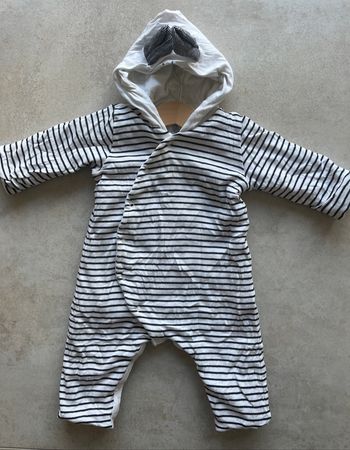 Combinaison marinière petit bateau 6 mois