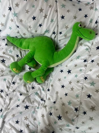 Grande peluche dinosaure Arlo Disney en velours vert Nicotoy 