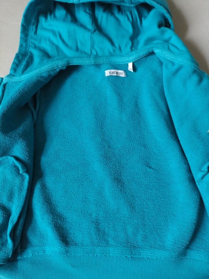Gilet capuche bleu Ikks 18m - photo numéro 4