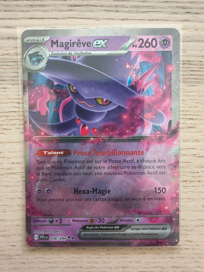 Lot cartes Pokémon - Magirêve ex - photo numéro 2