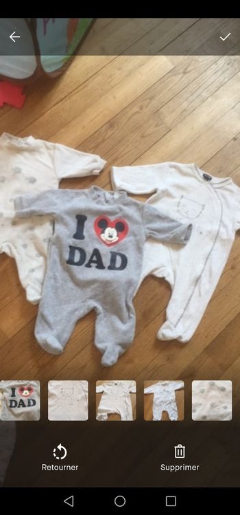 Lot 3 pyjama 3 mois