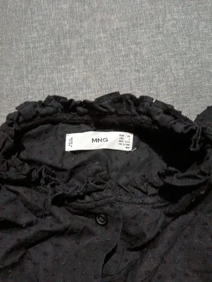 C62 blouse noir Mango XS - photo numéro 3