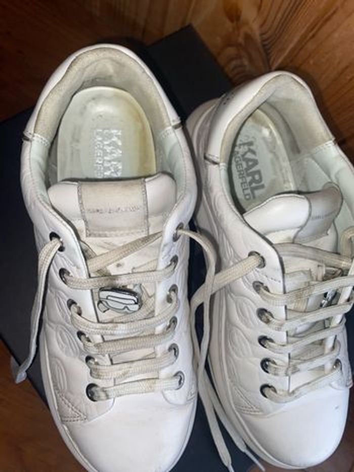 Baskets blanche Karl Lagerfeld - photo numéro 4