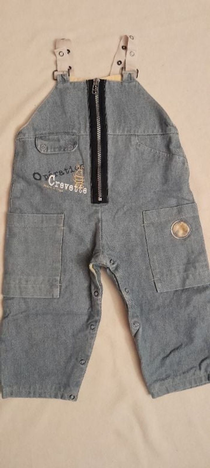Salopette jeans 18-24 mois