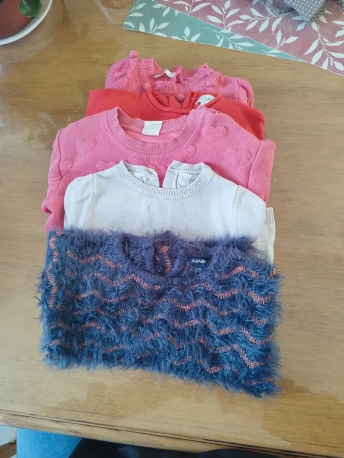 5 pulls hivers 24 mois
