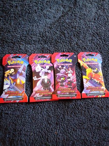 Pokémon Art Set Rivalités Destinées – 4 boosters FR scellés