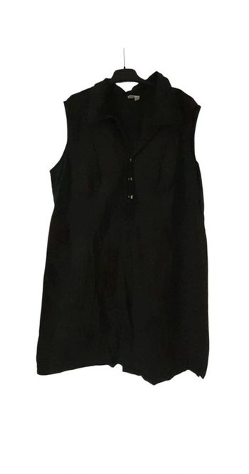 🎀 Tunique/Robe noire sans manches - Taille 50
