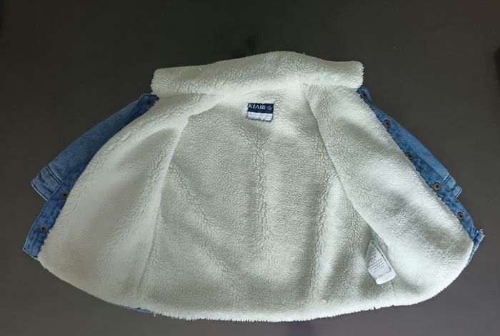 Veste bébé hiver KIABI 18 mois – jean doublée chaude - photo numéro 2