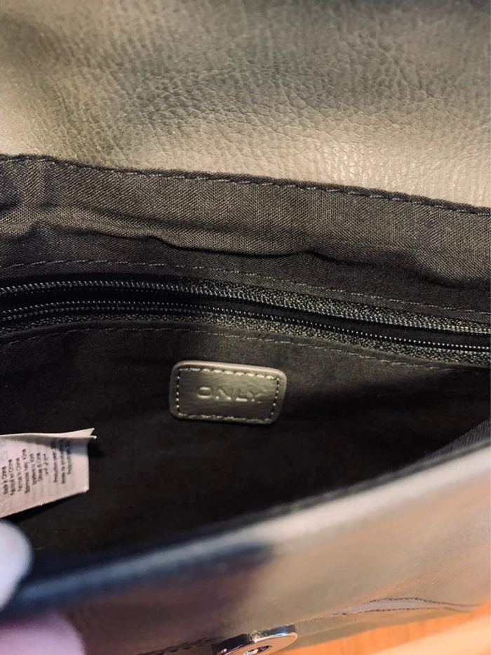 Sac pochette main ou épaule ONLY gris - photo numéro 5