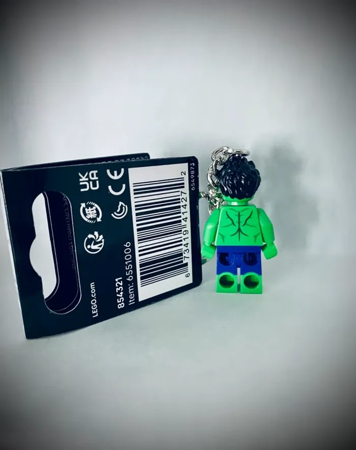 Porte-clés LEGO Marvel - Hulk (Réf. 854321) - Neuf - photo numéro 3