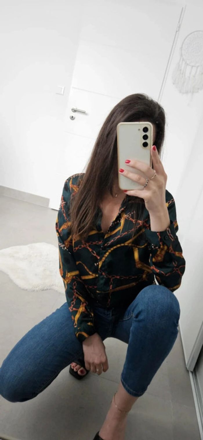 Magnifique chemise verte - photo numéro 2