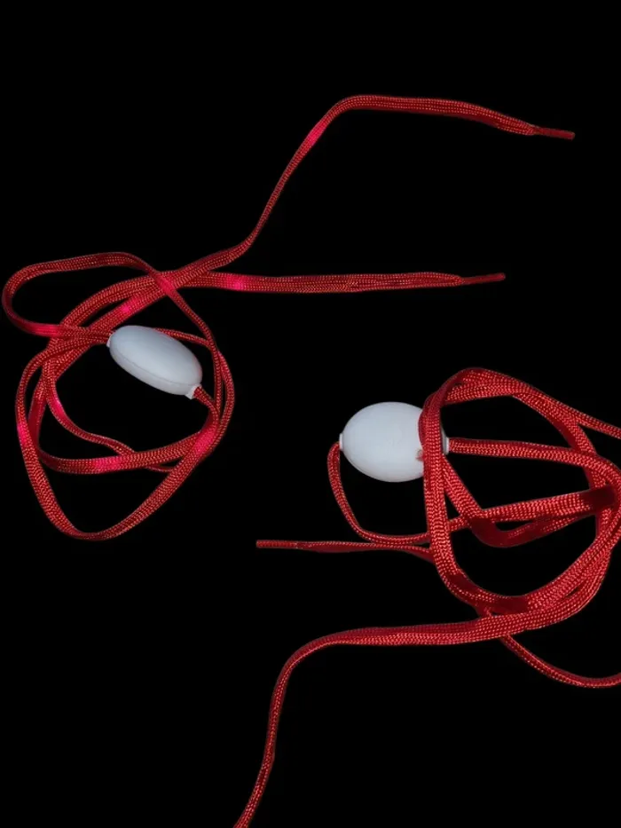 lacets rouges lumineux chaussures enfants - photo numéro 4