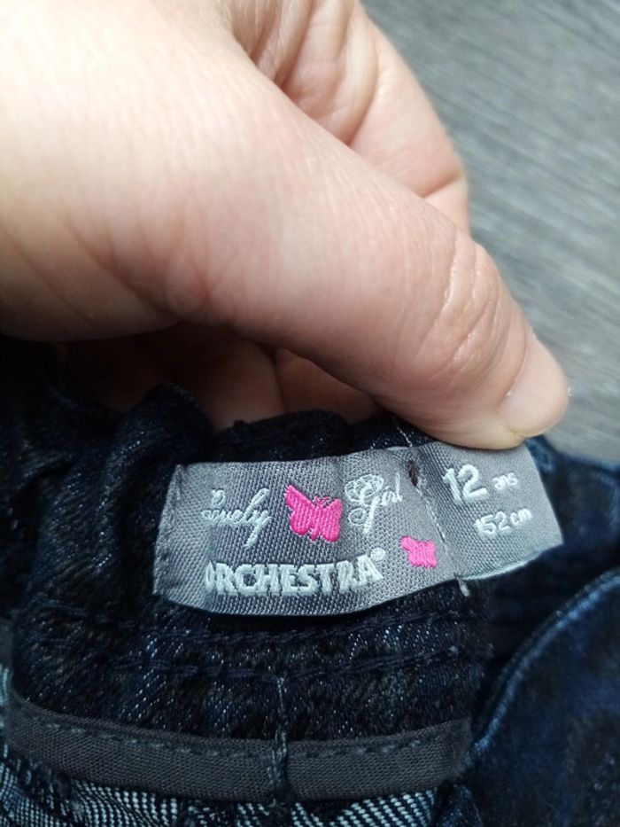 Pantalon bleu effet noir 12a - photo numéro 3