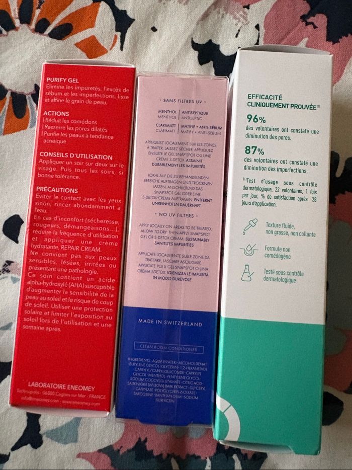 Lot de 3 produits visage neufs - photo numéro 2