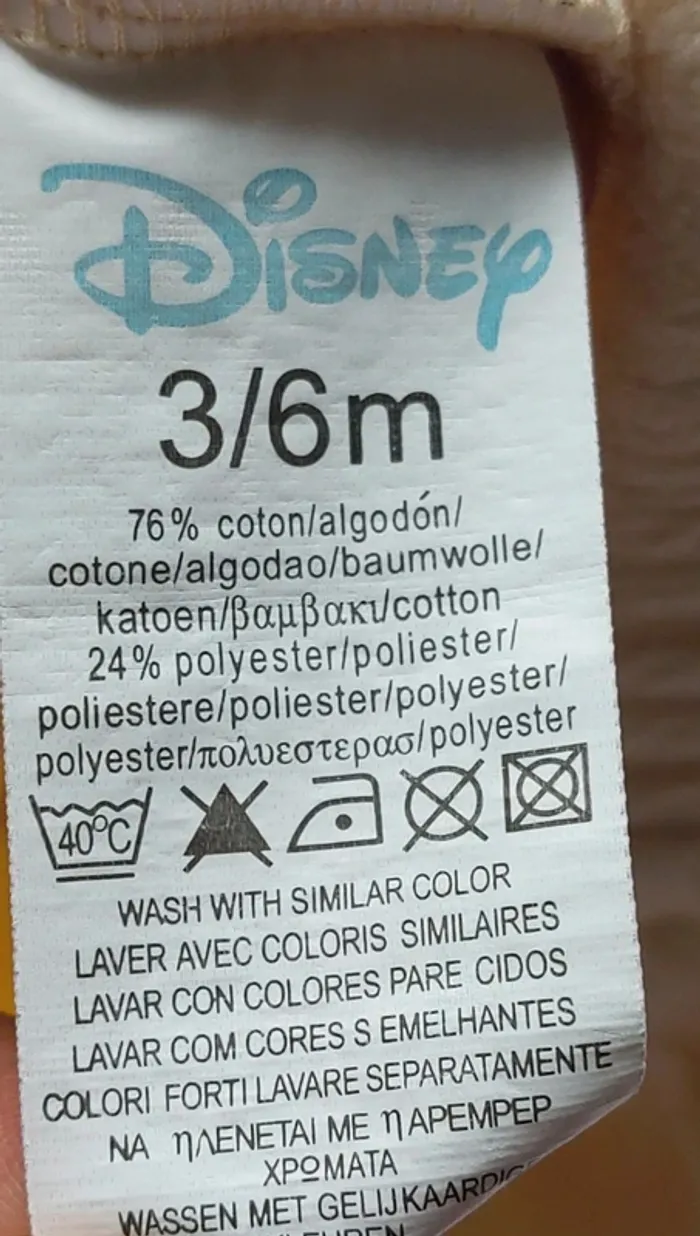 Pantalon bébé Disney Winnie l'Ourson 3-6 mois- velours doux, en très bon état - photo numéro 5