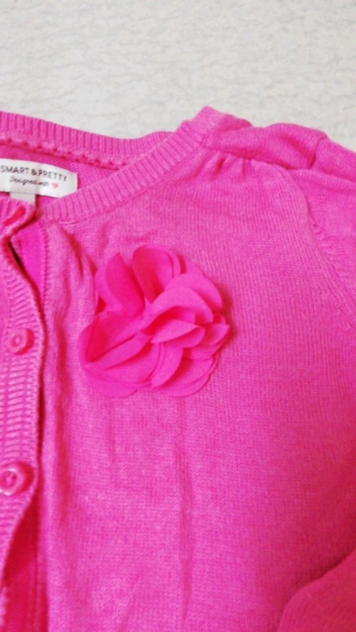 Cardigan rose fushia c&a - photo numéro 2